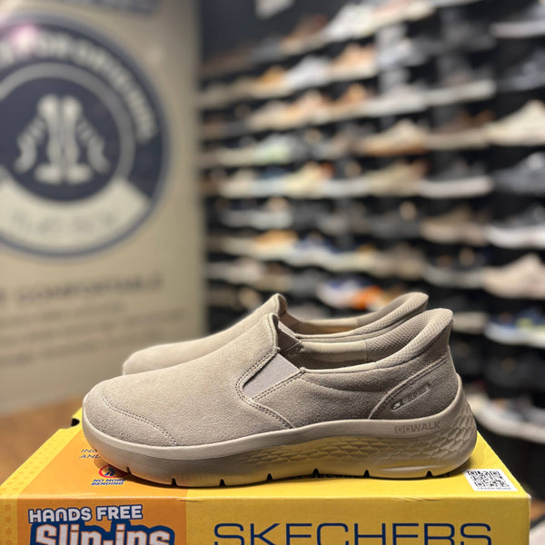 Women's Skechers Go Walk Flex - Rue — Dark Taupe