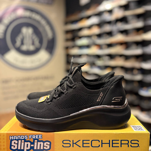 Women's Skechers Slip-ins: BOBS Sport B Love - True Delight — Black/Black