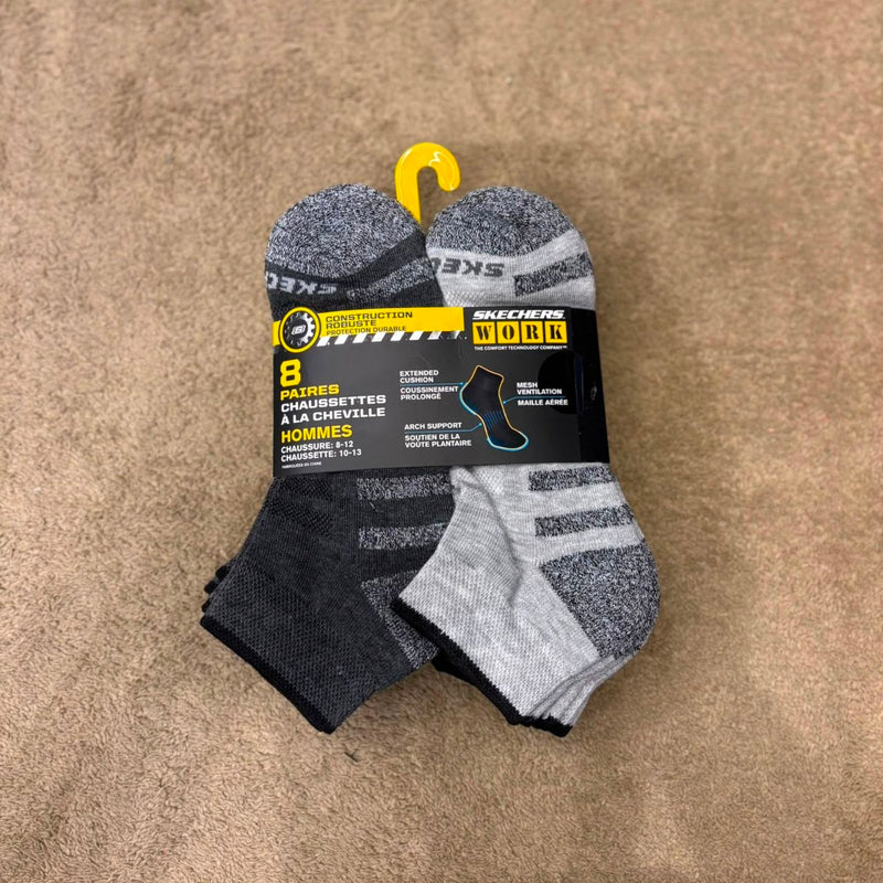 Men's Skechers 8-Pair Crew Socks