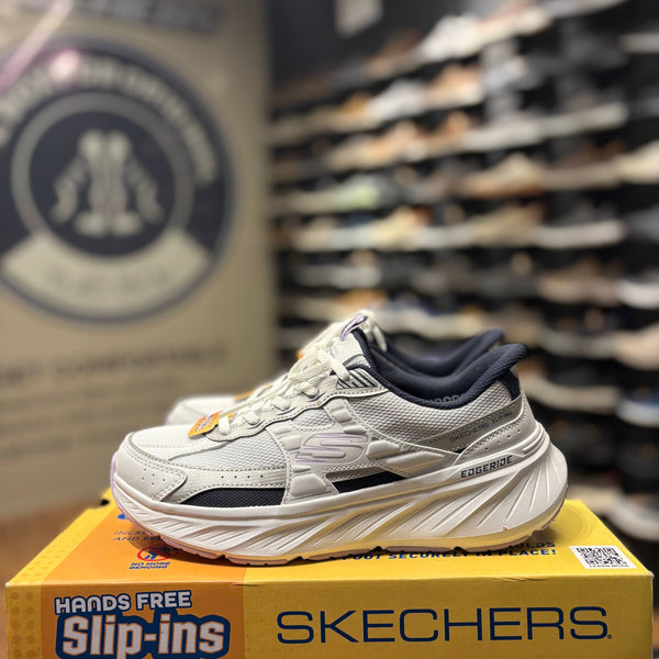 Women's Skechers Edgeride — White/Navy