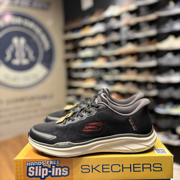 Men's Skechers Relaxed Fit Slip-ins: Equalizer 6.0 - Durran — Black/Red