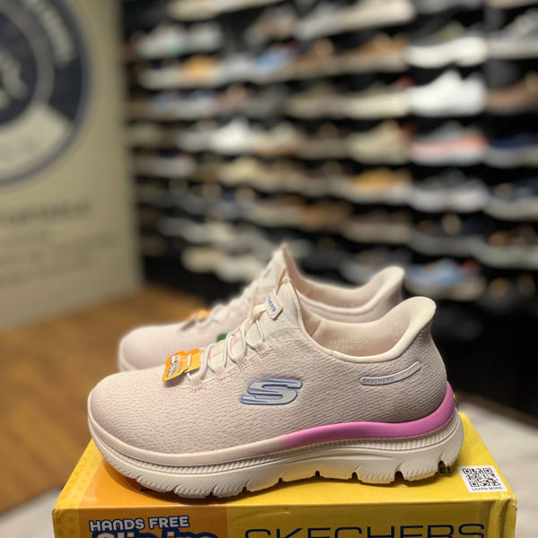 Women's Skechers Slip-ins: Summits Plus - Shimmering Stride — Light Pink