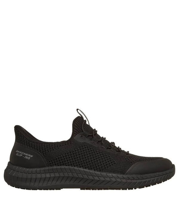 Men's Slip-ins Work Slip-Resistant: Russom - Grilax — Black