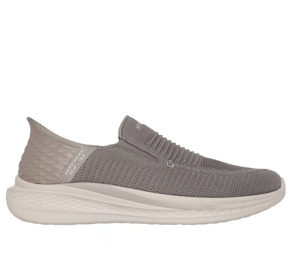 Men's Hands Free Slip-ins Relaxed Fit: Slade - Osias. — Cement