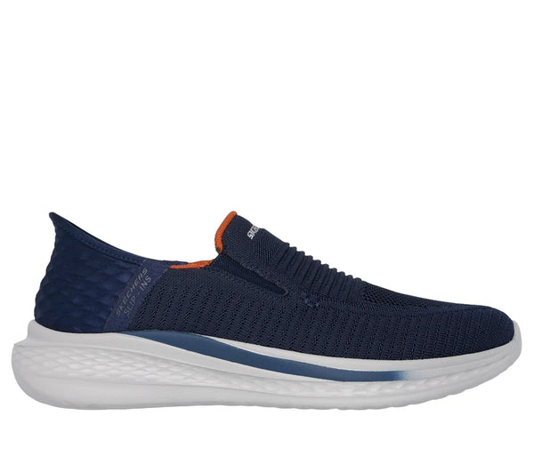 Men's Hands Free Slip-ins Relaxed Fit: Slade - Osias. — Navy