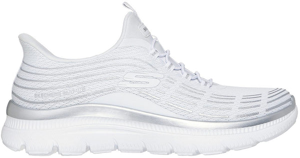 Women's Slip-ins: Summits Plus — White / Silver
