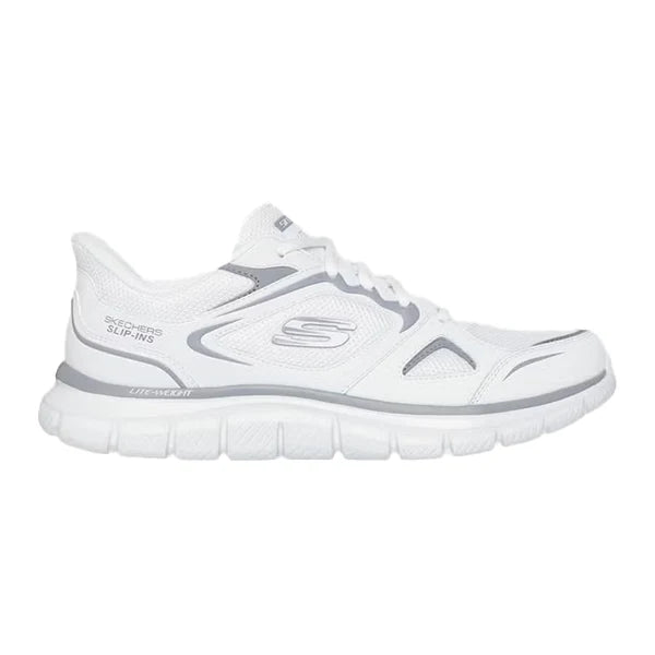 Men's Slip-ins: Track - Ezral — White/Gray
