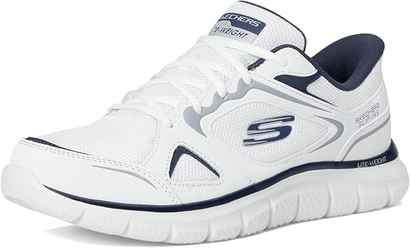 Men's Slip-ins: Track - Ezral — White/Navy