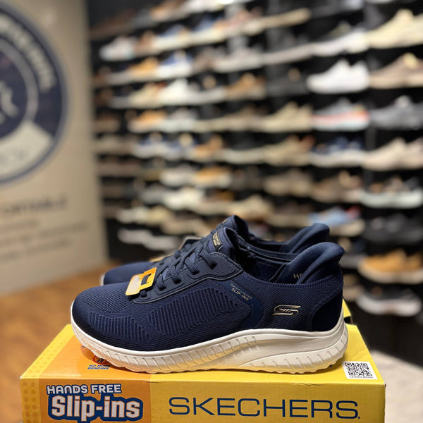 Women's Skechers BOBS Sport Squad Chaos (Wide Fit) — Navy