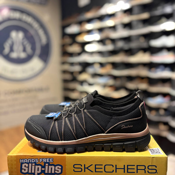 Women's Skechers Graceful - Purecrush — Black / Rose Gold
