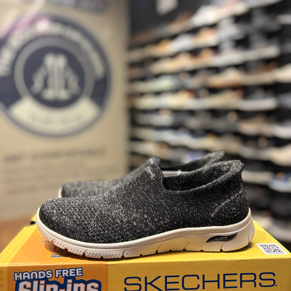 Women's Skechers Hands-Free Slip-ins: Arch Fit Refine 2.0 - True — Black/Natural