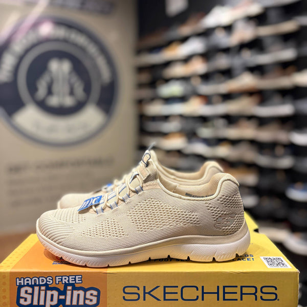 Women's Skechers Summits - Soft Breeze — Natural/Multi