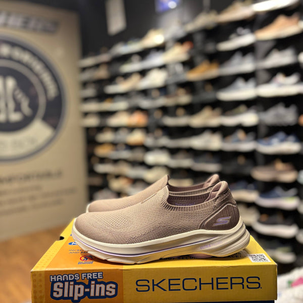 Women's Skechers GO WALK 8 - ALEENA — Taupe/Lavendar