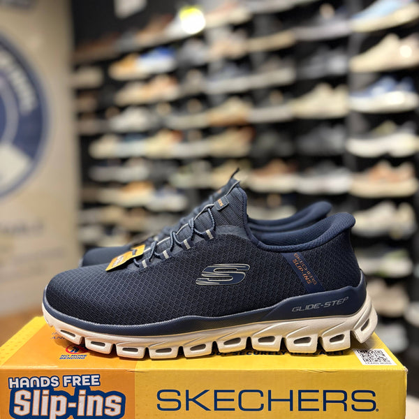 Men's Skechers Hands Free Slip-ins: Glide-Step - Noxus — Navy
