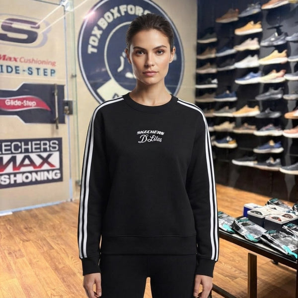 Women's Skechers long sleeve shirt — Black