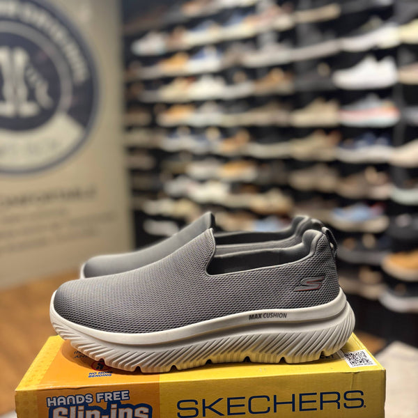 Men's Skechers GO WALK Max Cushioning - Zoltar shoe — Charcoal / Red