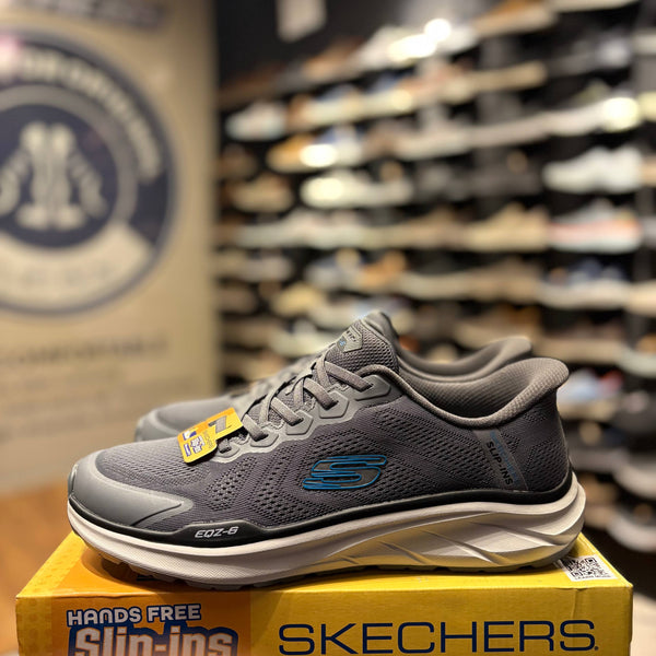 Men's Skechers Relaxed Fit Slip-ins: Equalizer 6.0 - Durran — Charcoal/Blue