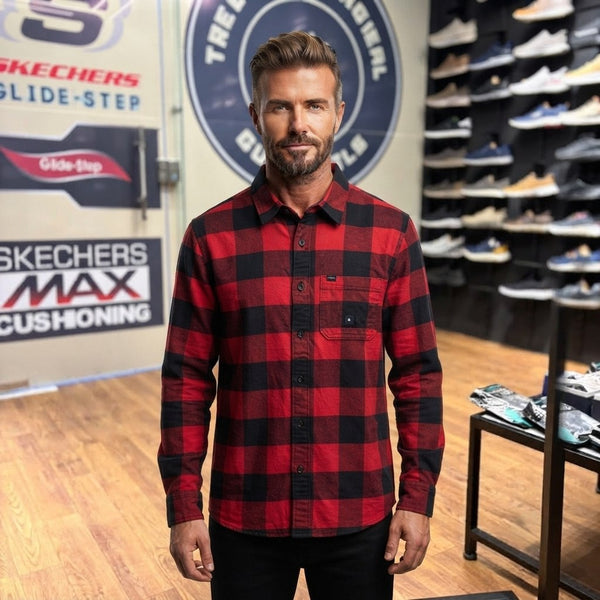 Men's Hollister shirt — Black/Red