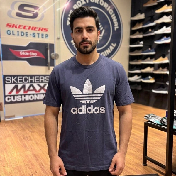Men's Adidas short sleeve shirt — Gray