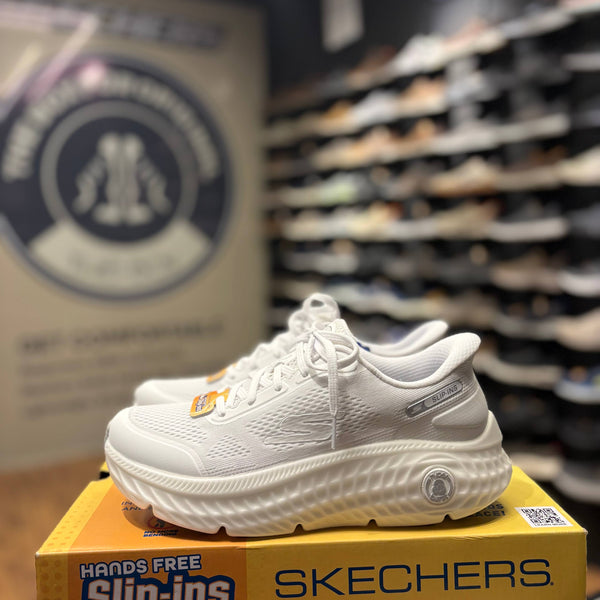 Women's Skechers Hands-Free Slip-ins: Max Cushioning Hyper Craze 2.0 — White/Silver