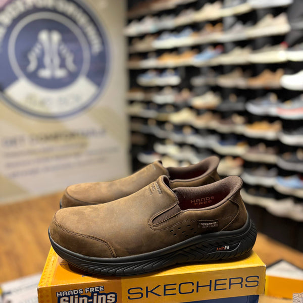 Men's Skechers Slip-ins Work Slip-Resistant: Arch Fit Crosser