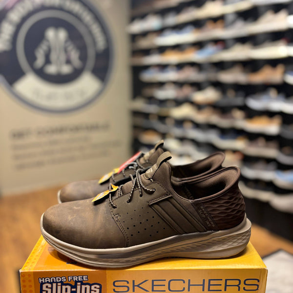 Men's Skechers Slip-ins RF: Slade - Zachary — Chocolate