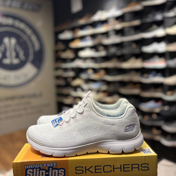 Women's Skechers Summits - Soft Breeze — White/Multi