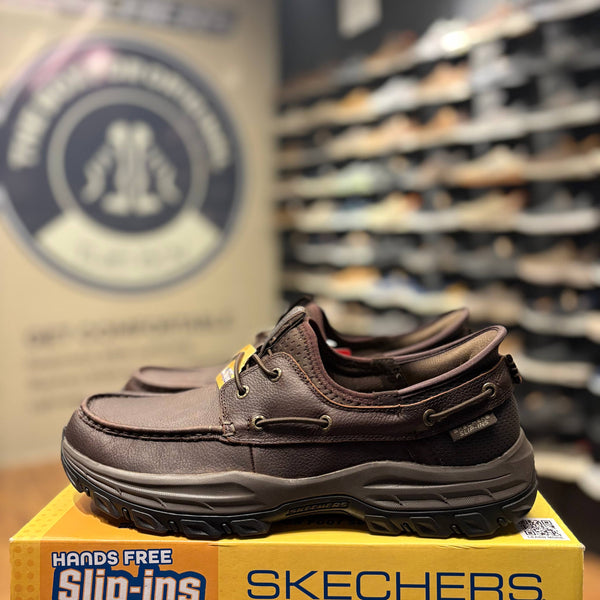 Men's Skechers Knowlson - Shore Thing — Red/Brown