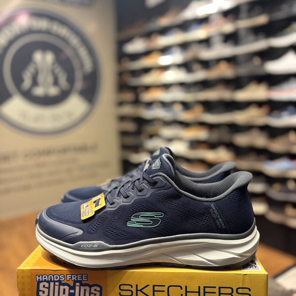 Men's Skechers Relaxed Fit Slip-ins: Equalizer 6.0 - Durran — Navy/Turquoise