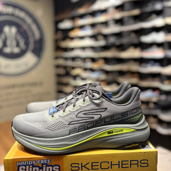 Men's Skechers Max Cushioning Propulsion — Gray/Multi
