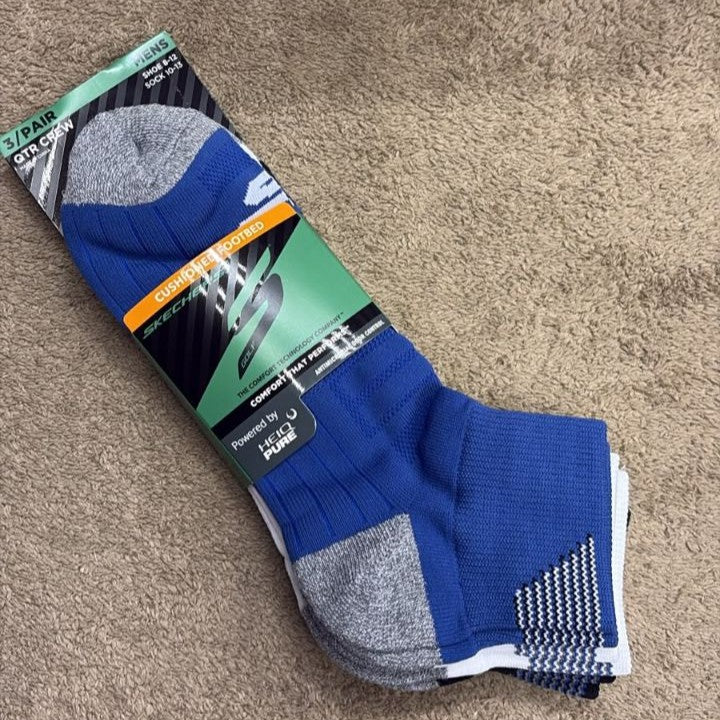 Men's Skechers Ankle Socks - HeiQ Pure Odor Contro