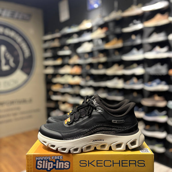 Men's Skechers Slip-ins: Sport Arch Fit Glide-Step Wave - Zanaro — Black