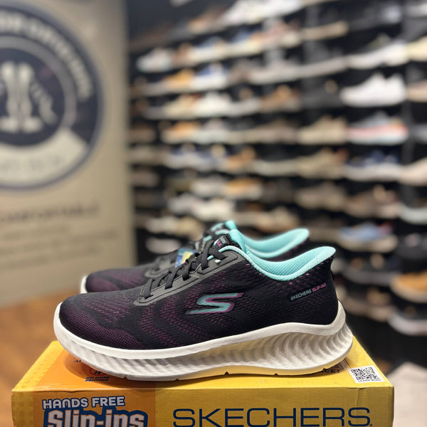Women's Skechers Slip-ins: GO WALK Now - Khloe — Black / Purple