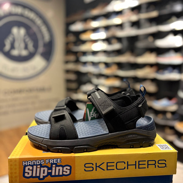 Men's Skechers Tresmen-Ryer — Black Sandal