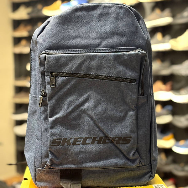 Skechers Classic Urban Commuter Backpack — Heather Slate Blue