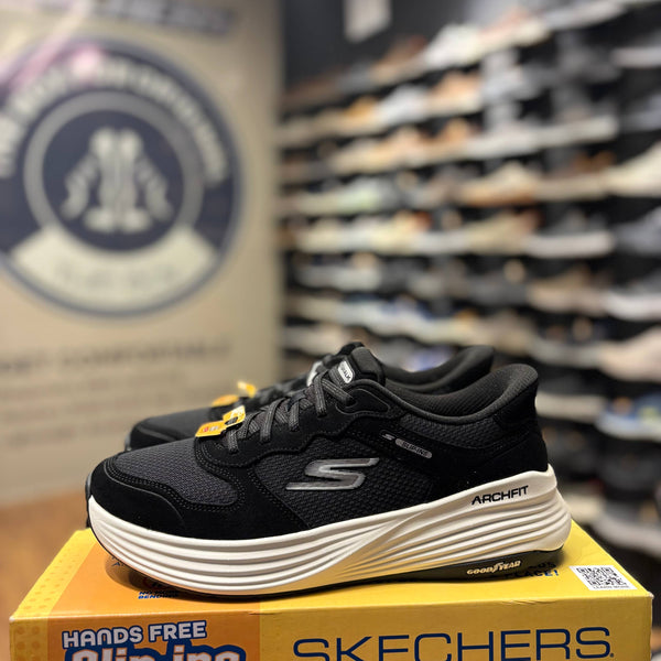 Women's Skechers Go Walk Stability 2.0 — Black/White