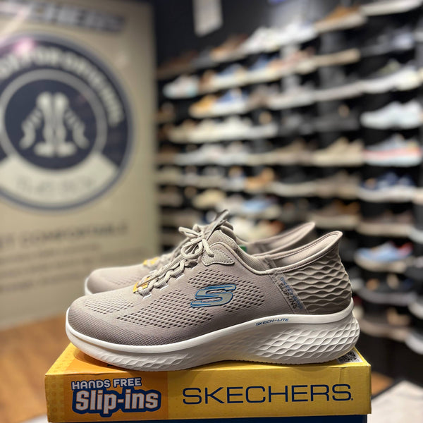 Men's Skechers Hands Free Slip-ins: Skech-Lite Pro - Primebase — Taupe/Brown