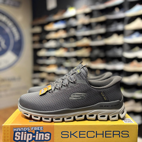 Men's Skechers Hands Free Slip-ins: Glide-Step - Noxus — Charcoal