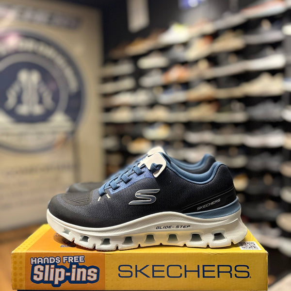Men's Skechers Glide-Step Pro - Waverra — Black/Blue