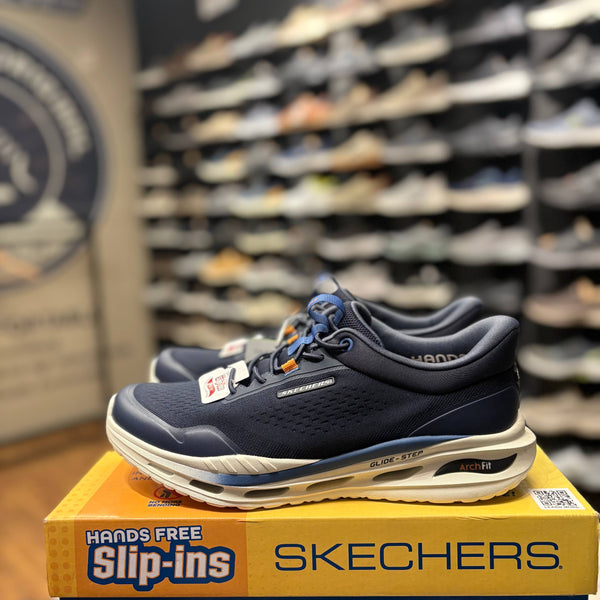 Men's Skechers Slip-ins Relaxed Fit: Arch Fit Orvan - Hunter — Navy