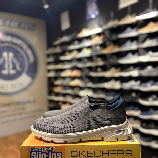 Men's Skechers arch fit Garza — Charcoal