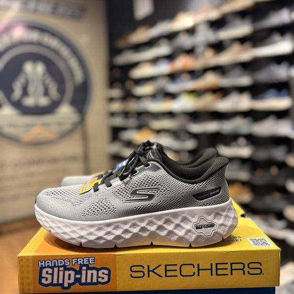Men's Skechers Hands-Free Slip-ins: GO WALK Max Cushioning Flex - Sergio — Charcoal/Blue