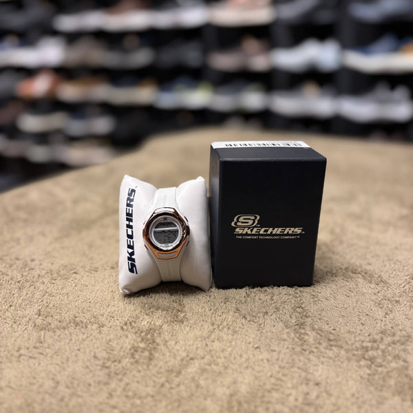 Women's Skechers Artesia Watch — White/Rose Gold