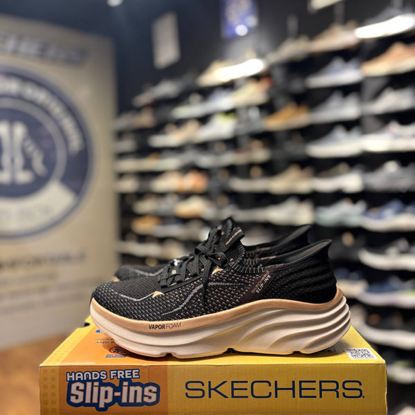 Women's Skechers D'Lites - Vintage Cool — Black / Rose Gold