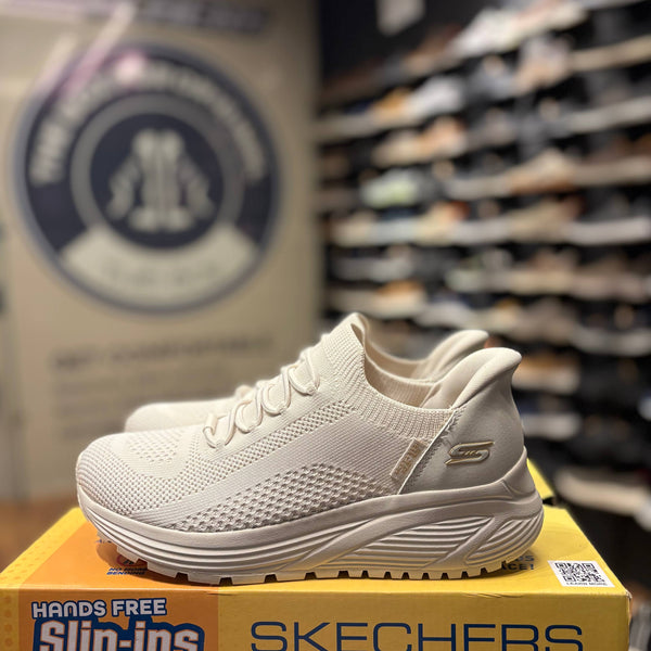 Women's Skechers BOBS Sport Sparrow 2.0 - Lucky Run — Off White